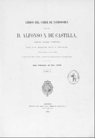 Biblioteca Digital de Castilla y León > Libros del saber de astronomía del  rey D. Alfonso X de...