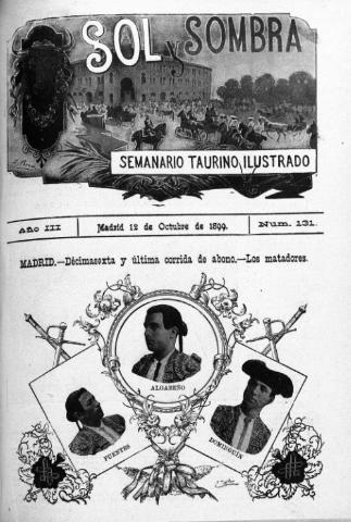 Biblioteca Digital de Castilla y León > Sol y sombra : semanario taurino  ilustrado: Sol y sombra...