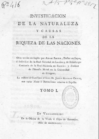 Biblioteca Digital de Castilla y León > Investigacion de la naturaleza y  causa de la riqueza de...