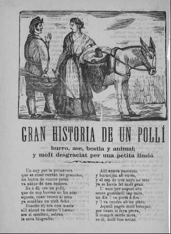 Biblioteca Digital de Castilla y León > Gran historia de un pollí, burro ase,  bestia y animal; y...