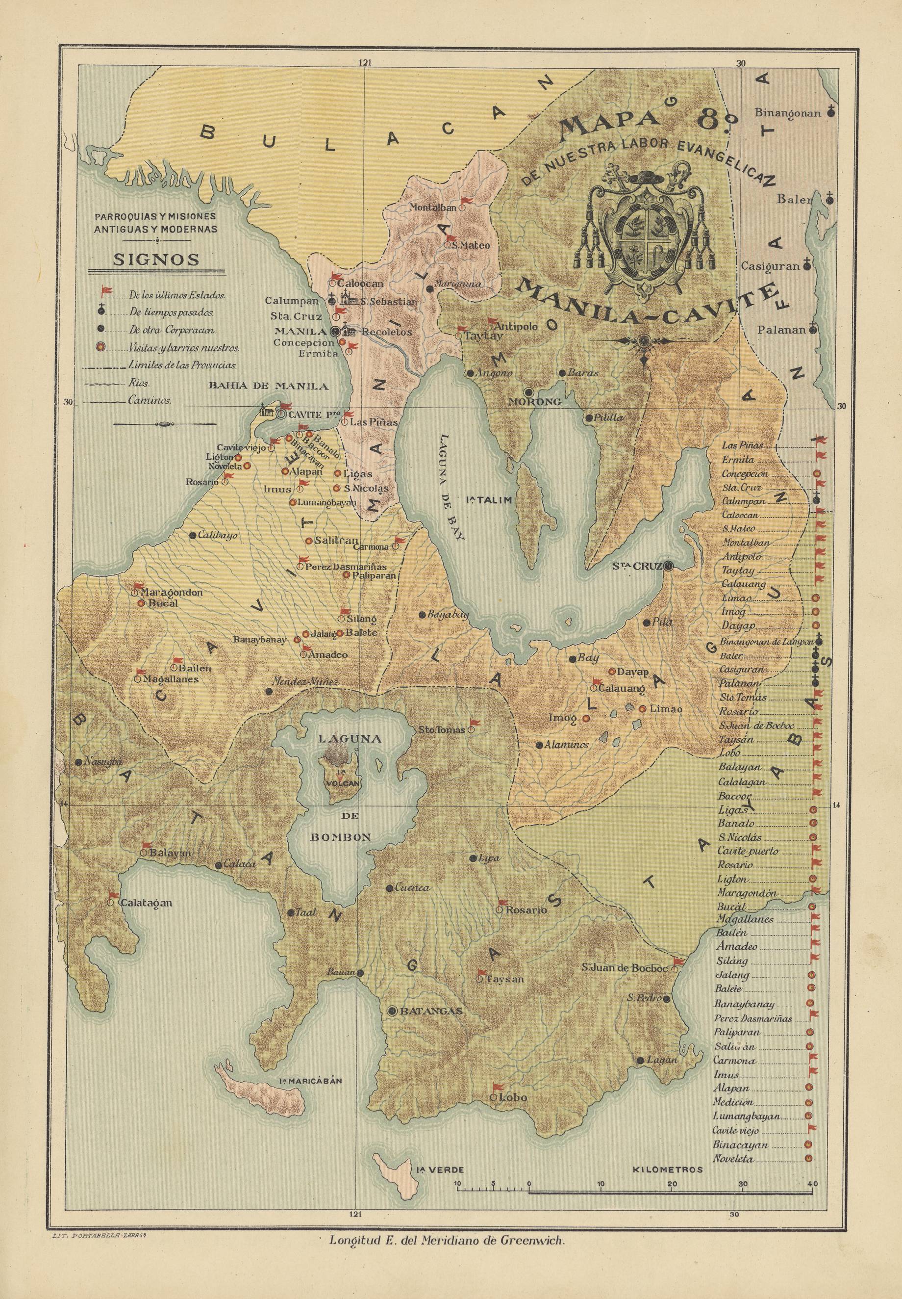 Mapa 8º