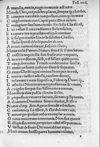 Fol. xvii r
