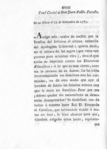 XVIII