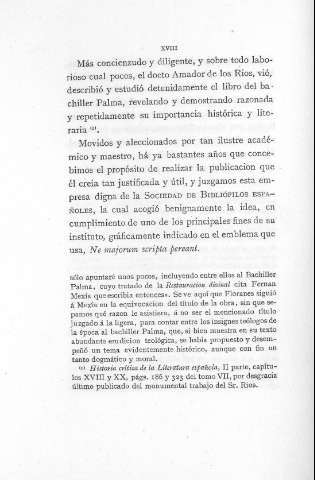 XVIII
