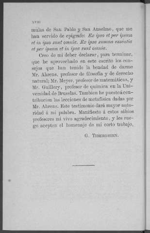 XVIII