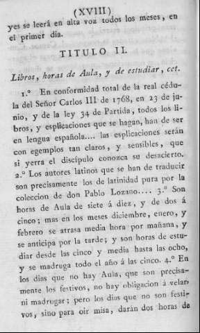 XVIII